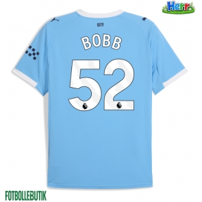 Manchester City Oscar Bobb #52 Hemmatröja 2025-26 Kortärmad
